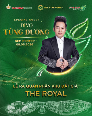 Divo Tùng Dương biểu diễn tại lễ ra quân The Royal Five Star Eco City