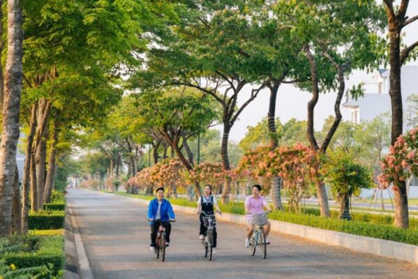 Không gian xanh tại Five Star Eco City