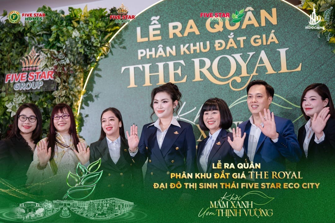 Đại diện chủ đầu tư Five Star Eco City tại sự kiện