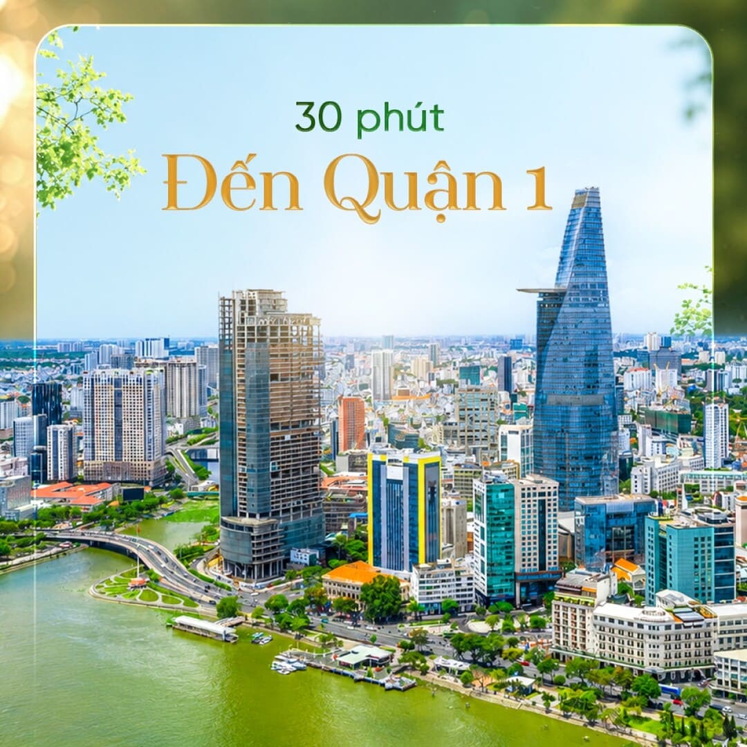 Vị trí phân khu The Royal Five Star Eco City kết nối thuận tiện đến trung tâm Quận 1