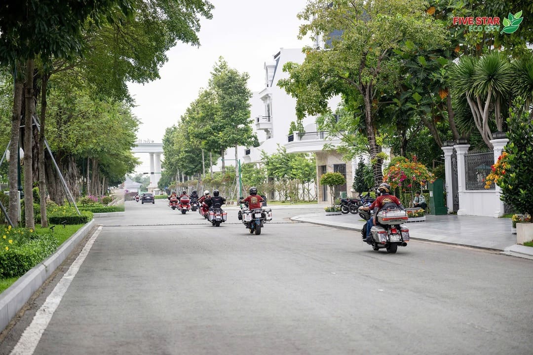 Trải nghiệm cung đường nội khu hoàn hảo cho dân chơi xe tại Five Star Eco City