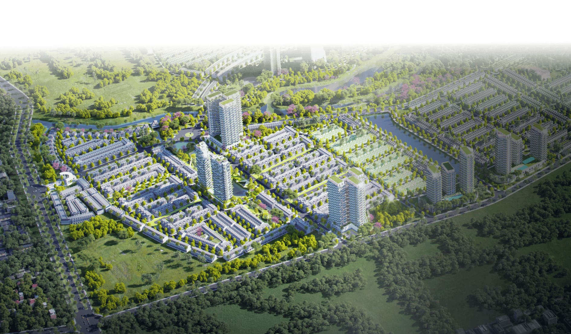 Mặt bằng tiện ích The Royal Five Star Eco City