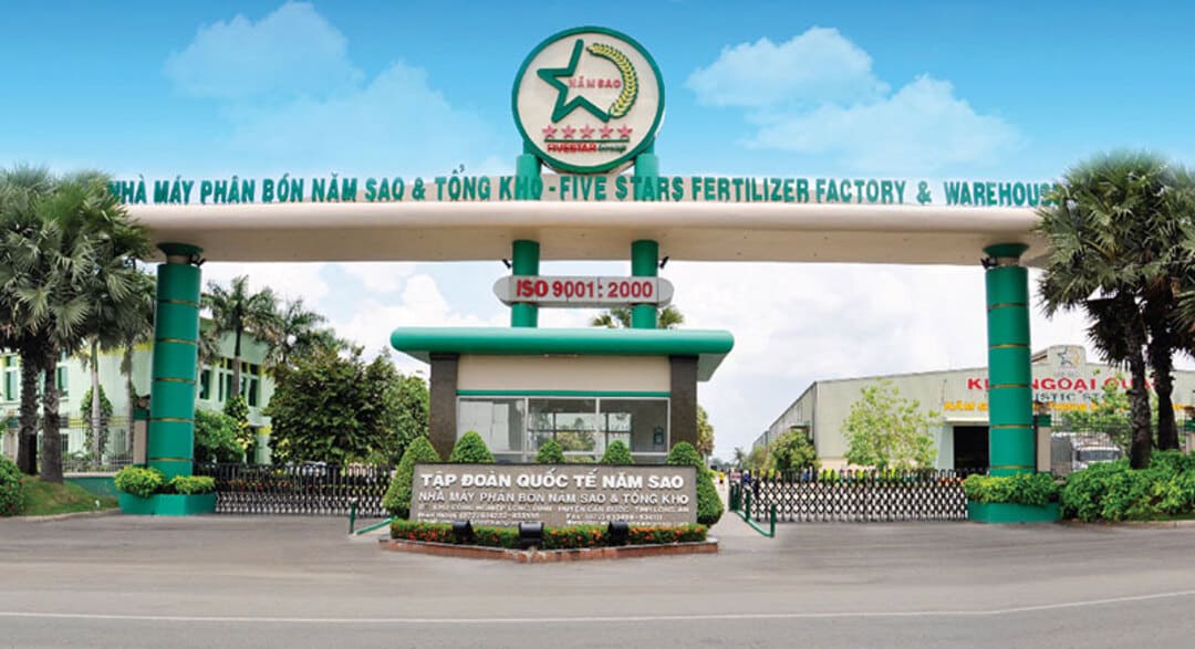 Nhà máy phân bón Năm Sao tại Long An quy mô hiện đại