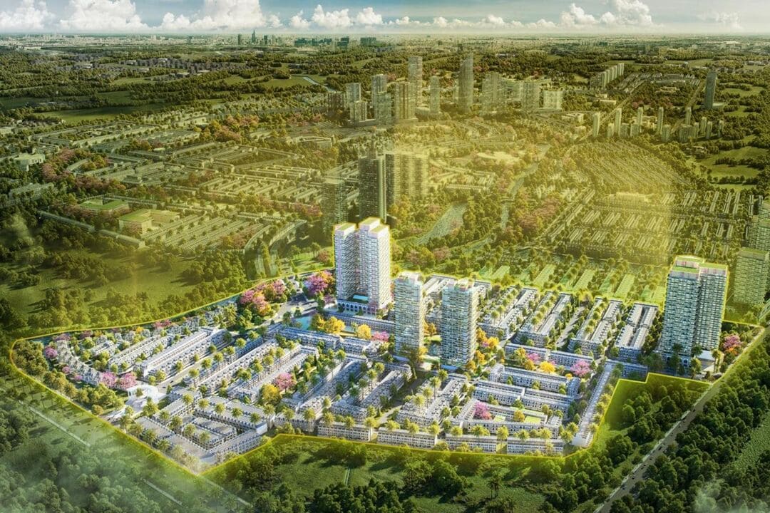Tổng thể mặt bằng phân khu The Royal Five Star Eco City