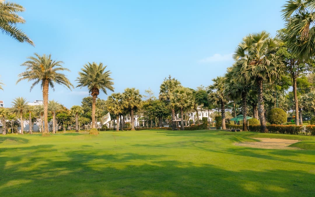 Sân tập golf tiêu chuẩn thượng lưu với mảng xanh ngút ngàn tại dự án Five Star Eco City