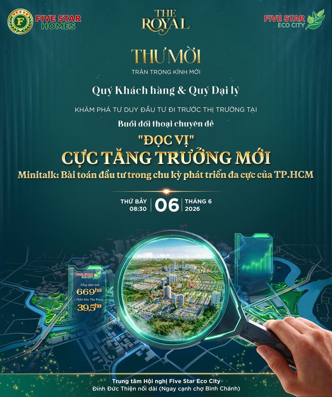 Buổi đối thoại chuyên đề đầu tư Đọc vị cực tăng trưởng mới tại Five Star Eco City