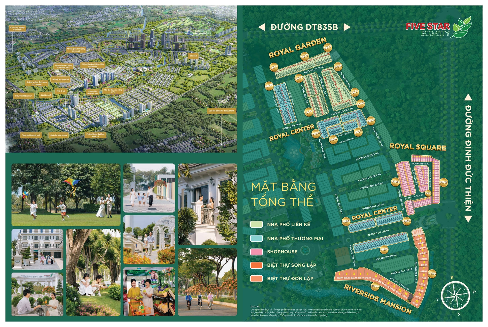 Mặt bằng vị trí mở bán Five Star Eco City