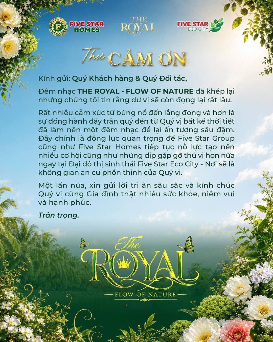 Khoảnh khắc ấn tượng ghi nhận tại đêm nhạc THE ROYAL - FLOW OF NATURE