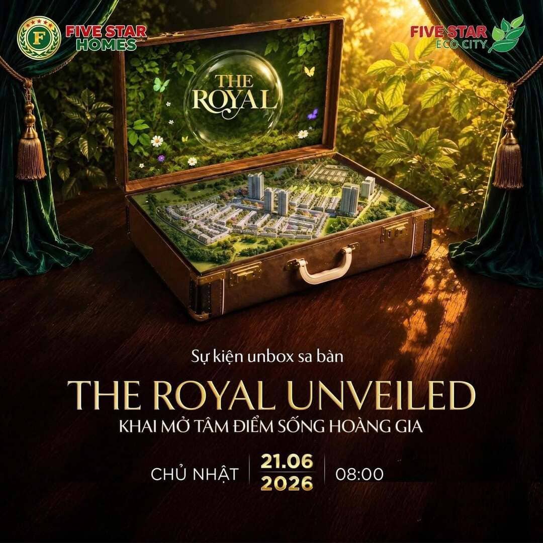 Sự kiện unbox sa bàn phân khu The Royal Unveiled tại Five Star Eco City