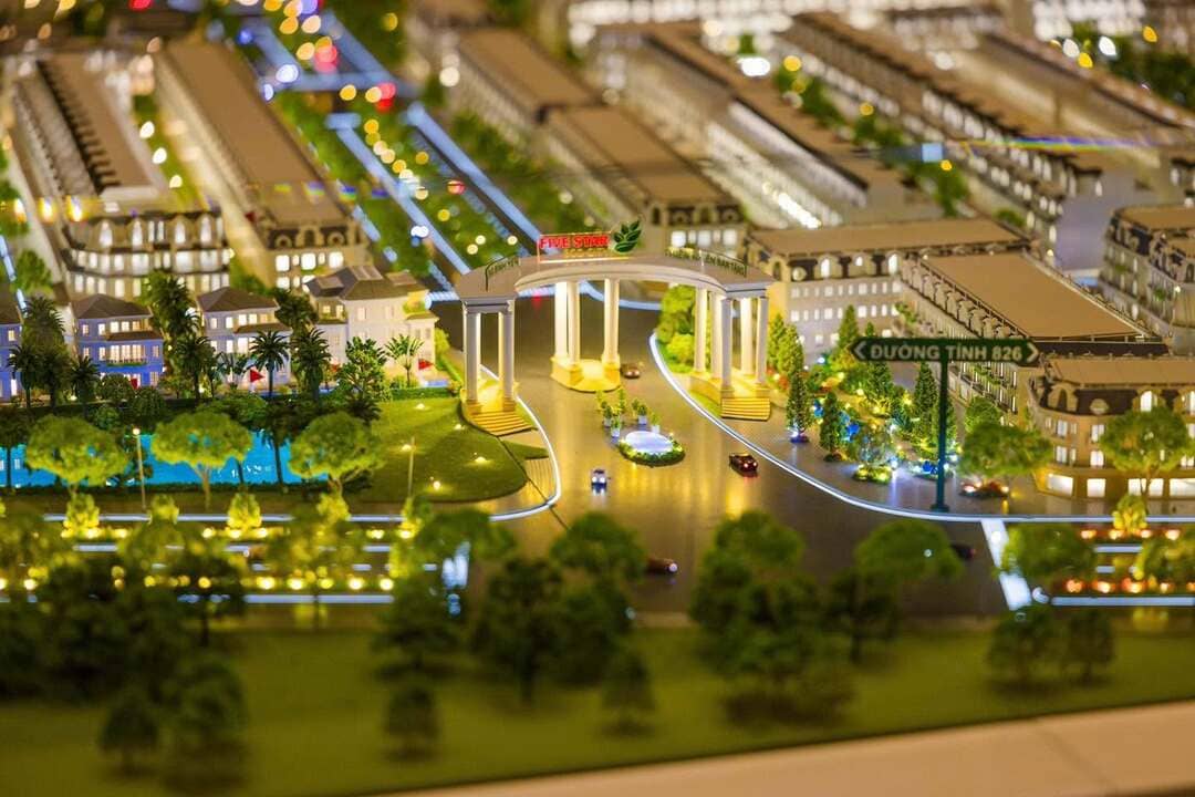 Quy hoạch hệ thống giao thông và trục đường nội khu thông thoáng trên sa bàn