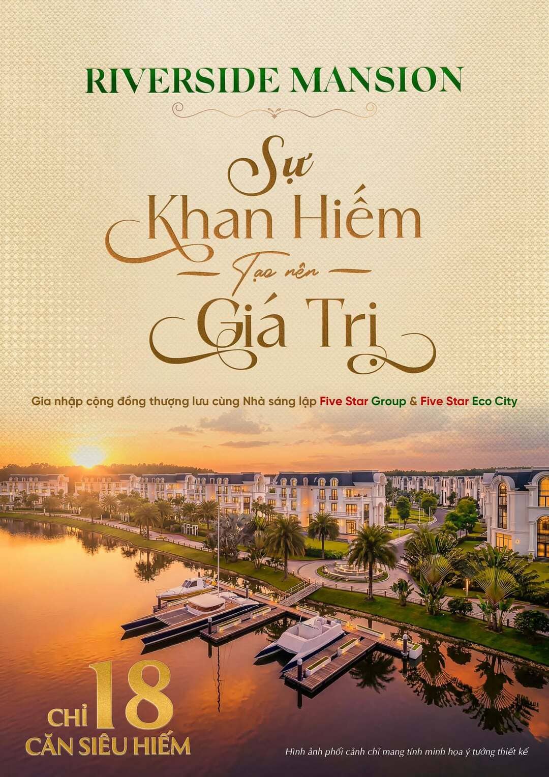 Bộ sưu tập biệt thự dinh thự giới hạn Riverside Mansion Collection
