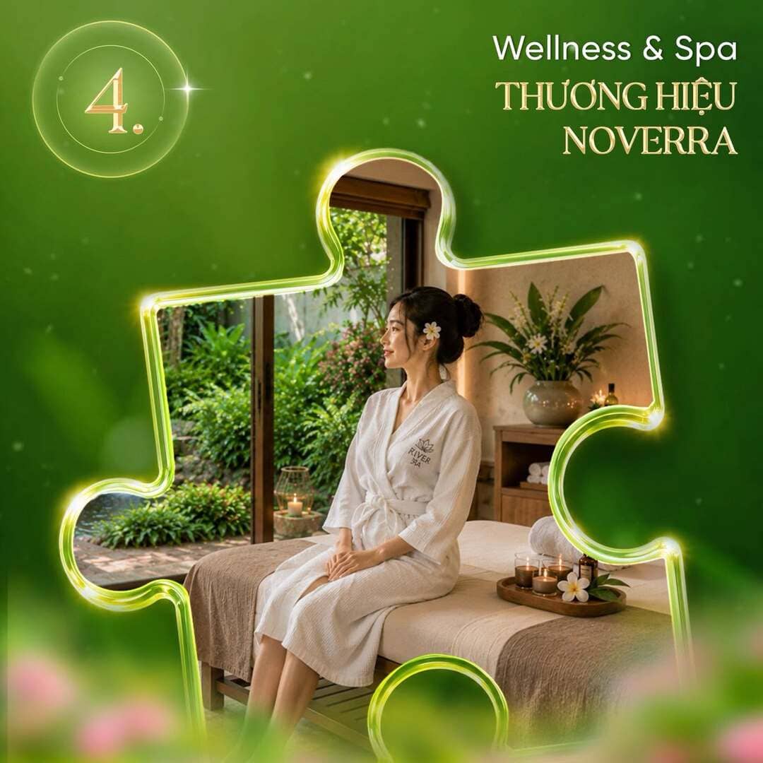 Tổ hợp chăm sóc sức khỏe và làm đẹp chuyên sâu Noverra Spa tại Five Star Eco City