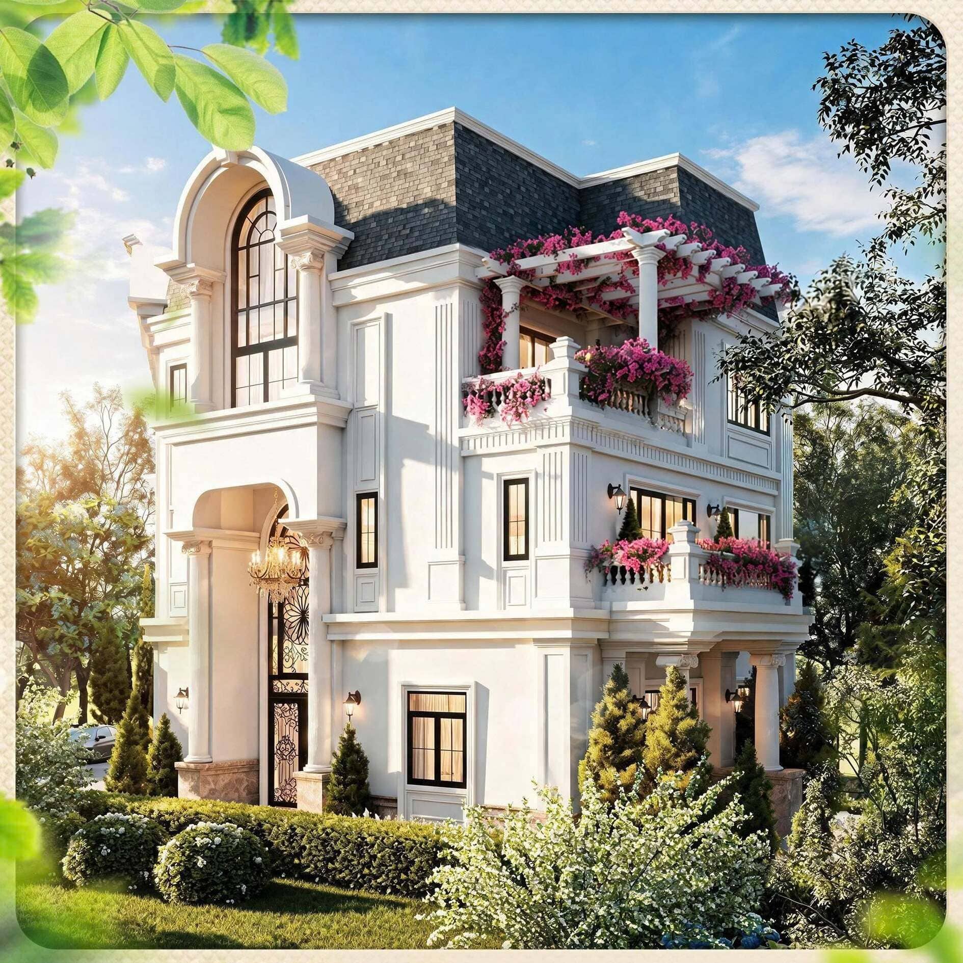 Mặt bằng thiết kế tối ưu công năng cho dòng sản phẩm dinh thự